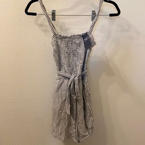 XXS Abercrombie & Fitch Checkered Romper